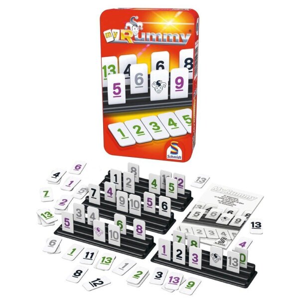 Schmidt MBS My Rummy in Metalldose Geschicklichkeitsspiel, 1 St.