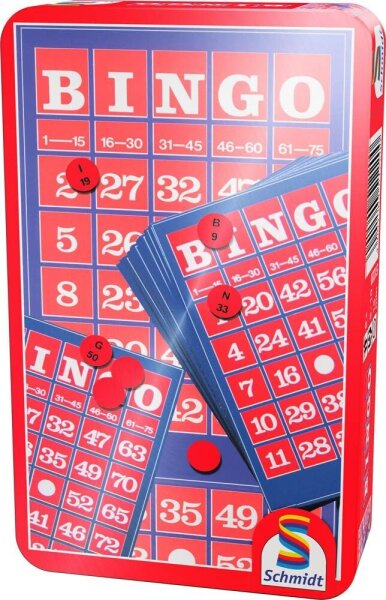 Schmidt MBS Bingo in Metalldose Geschicklichkeitsspiel, 1 St.
