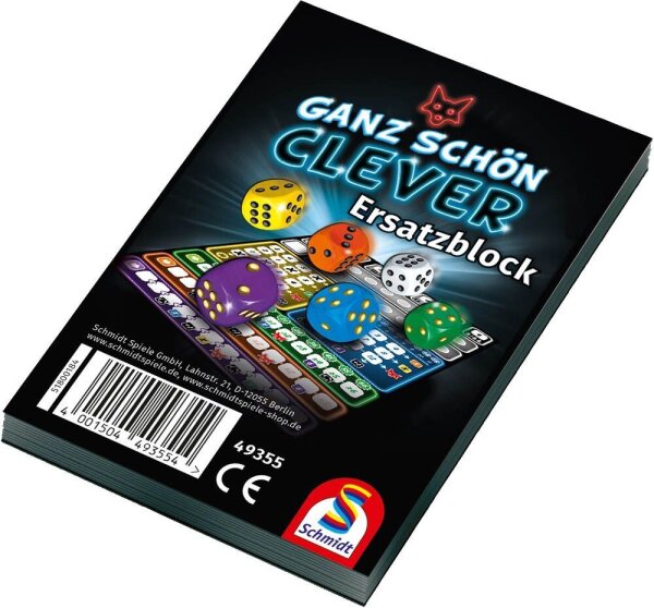Schmidt Ganz schön clever! Ersatzblock Spielblöcke, 1 St.