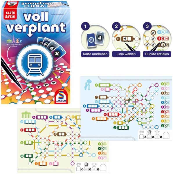 Schmidt Voll verplant Brettspiel, 1 St.