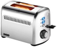 UNOLD 2er Retro Toaster silber