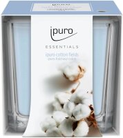 ipuro Duftkerze Cotton Fields hellblau Cotton Fields, 1...