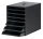 DURABLE Schubladenbox IDEALBOX PLUS  anthrazit 1712001058, DIN A4 mit 7 Schubladen, 1 St.