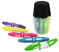 DONAU Textmarker farbsortiert, 1 Pack