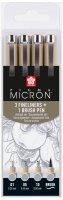 Sakura Pigma Micron Fineliner-Set farbsortiert 0,25 +...