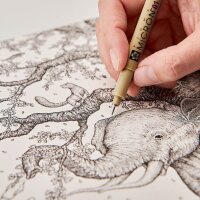 Sakura Pigma Micron Fineliner-Set farbsortiert 0,25 + 0,45 + 0,60 mm, 4 St.