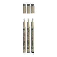 Sakura Pigma Micron Fineliner-Set farbsortiert 0,45 mm, 3...