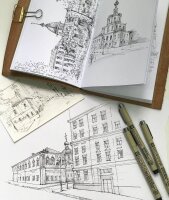 Sakura Pigma Micron Fineliner-Set farbsortiert 0,45 mm, 3 St.  ( POXSDK3B )
