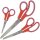 WESTCOTT Papierscheren-Set Easy Grip, 3 St.