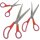 WESTCOTT Papierscheren-Set Easy Grip, 3 St.