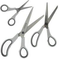 WESTCOTT Papierscheren-Set Easy Grip, 3 St.