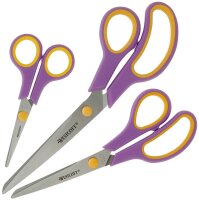 WESTCOTT Papierscheren-Set Easy Grip, 3 St.