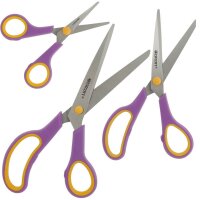 WESTCOTT Papierscheren-Set Easy Grip, 3 St.