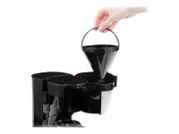 Cloer 5019 Kaffeemaschine schwarz, 10 Tassen