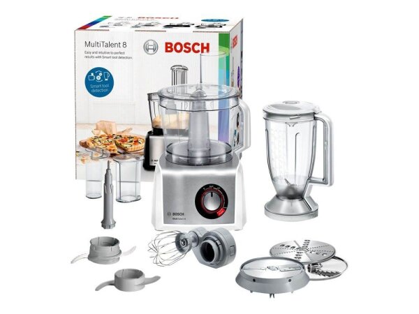 BOSCH MultiTalent 8 Küchenmaschine silber 1.250 W