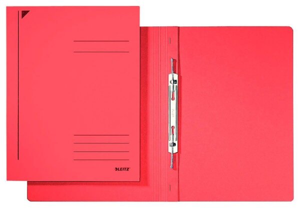 LEITZ Spiralhefter 3040 Karton rot DIN A4, 1 St.