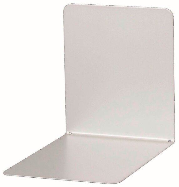 MAUL Buchstützen silber 12,0 x 14,0 x 14,0 cm, 2 St.