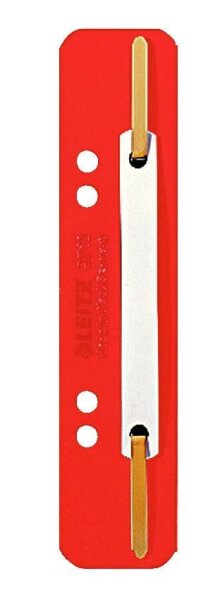 LEITZ Heftstreifen 3710 rot Kunststoff, 250 St.