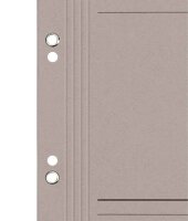 LEITZ Ösenhefter 3740 Karton grau DIN A4, halber Deckel, 1 St.