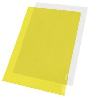 LEITZ Sichthüllen 4000 DIN A4 gelb genarbt 0,13 mm, 100 St.