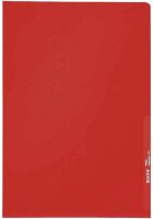 LEITZ Sichthüllen 4000 DIN A4 rot genarbt 0,13 mm, 100 St.