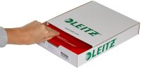 LEITZ Sichthüllen 4000 DIN A4 rot genarbt 0,13 mm, 100 St.
