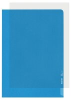 LEITZ Sichthüllen 4000 DIN A4 blau genarbt 0,13 mm, 100 St.