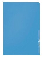 LEITZ Sichthüllen 4000 DIN A4 blau genarbt 0,13 mm, 100 St.