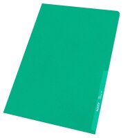 LEITZ Sichthüllen 4000 DIN A4 grün genarbt 0,13 mm, 100 St.