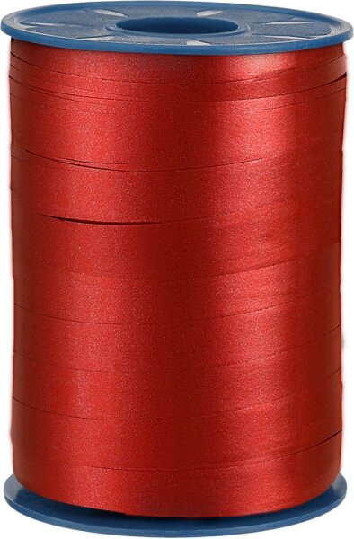 PRÄSENT Geschenkband MEXICO einseitig hochglanzbeschichtet/Rückseite matt  rot 10,0 mm x 250,0 m