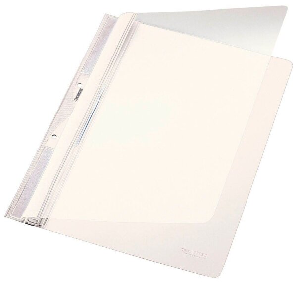 LEITZ Hängehefter Universal 4190 Kunststoff weiß DIN A4 2x kaufmännische Heftung, 1 St.