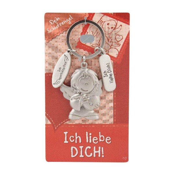 DEPESCHE Schlüsselanhänger 010 Schutzengel silber