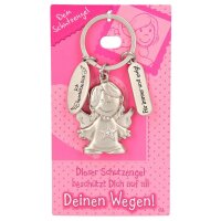 DEPESCHE Schlüsselanhänger 002 Schutzengel silber