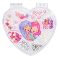 DEPESCHE Schmuck-Basteln-Set Princess Mimi Perlen mehrfarbig