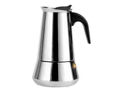 LEOPOLD VIENNA LV113003 Trevi Espressokocher silber, 6 Tassen
