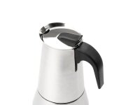 LEOPOLD VIENNA LV113003 Trevi Espressokocher silber, 6...