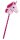 heunec® Steckenpferd mit pinker Mähne rosa, 1 St.