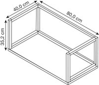 HAMMERBACHER Aktenregal-Element FlexWall weiß 80,0 x 40,0 x 35,2 cm, 1 St.