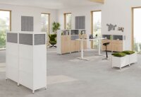 HAMMERBACHER Aktenregal-Element FlexWall weiß 80,0 x 40,0 x 35,2 cm, 1 St.