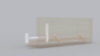 HAMMERBACHER Aktenregal-Element FlexWall weiß 80,0 x 40,0 x 35,2 cm, 1 St.