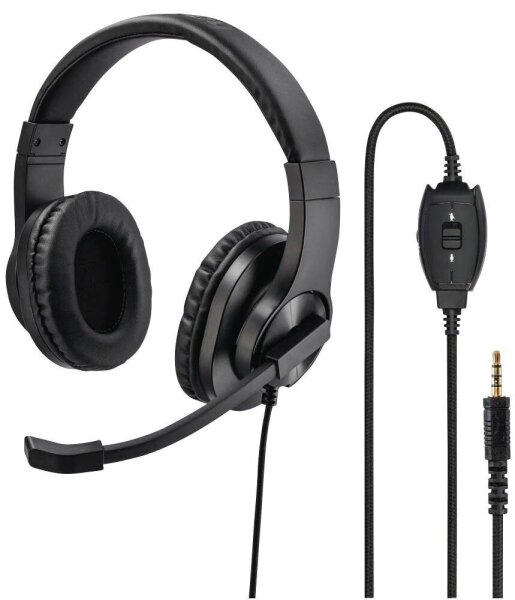 hama HS-P350 Headset schwarz