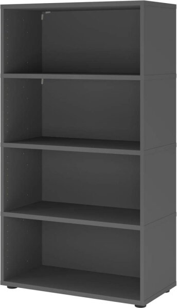 HAMMERBACHER Aktenregal FlexWall grafit 80,0 x 40,0 x 145,0 cm, 1 St.