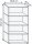 HAMMERBACHER Aktenregal FlexWall grafit 80,0 x 40,0 x 145,0 cm, 1 St.