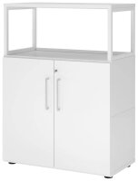HAMMERBACHER Regalschrank FlexWall, VFW38T2RG/W/W/BS...