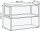 HAMMERBACHER Aktenregal FlexWall weiß 80,0 x 40,0 x 74,6 cm, 1 St.