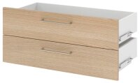 HAMMERBACHER FlexWall Schubladen eiche 79,6 x 35,0 x 34,6 cm