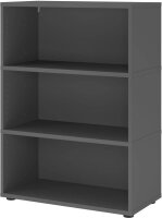 HAMMERBACHER Aktenregal FlexWall grafit 80,0 x 40,0 x...