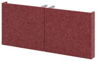 HAMMERBACHER FlexWall Türen bordeaux 32,6 cm