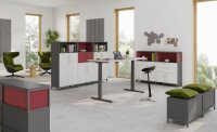 HAMMERBACHER FlexWall Türen bordeaux 32,6 cm