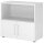 HAMMERBACHER Regalschrank FlexWall, VFW28T1KG/W/W/BS weiß 80,0 x 40,0 x 74,6 cm, 1 St.